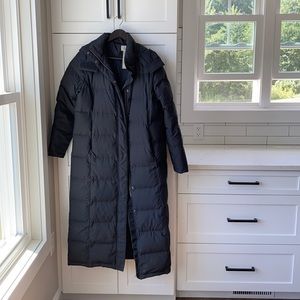 LLBEAN long puffer coat